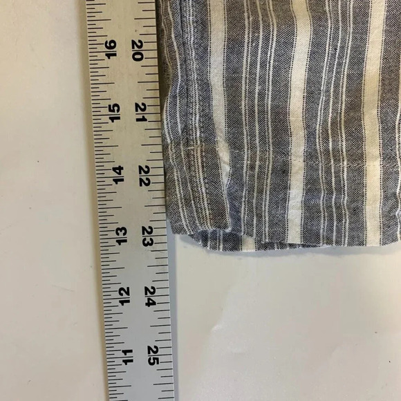 Rails Women's Brooklyn Greenwich Striped  Linen Blend Capri Jumpsuit Size XS‎ - Picture 14 of 14